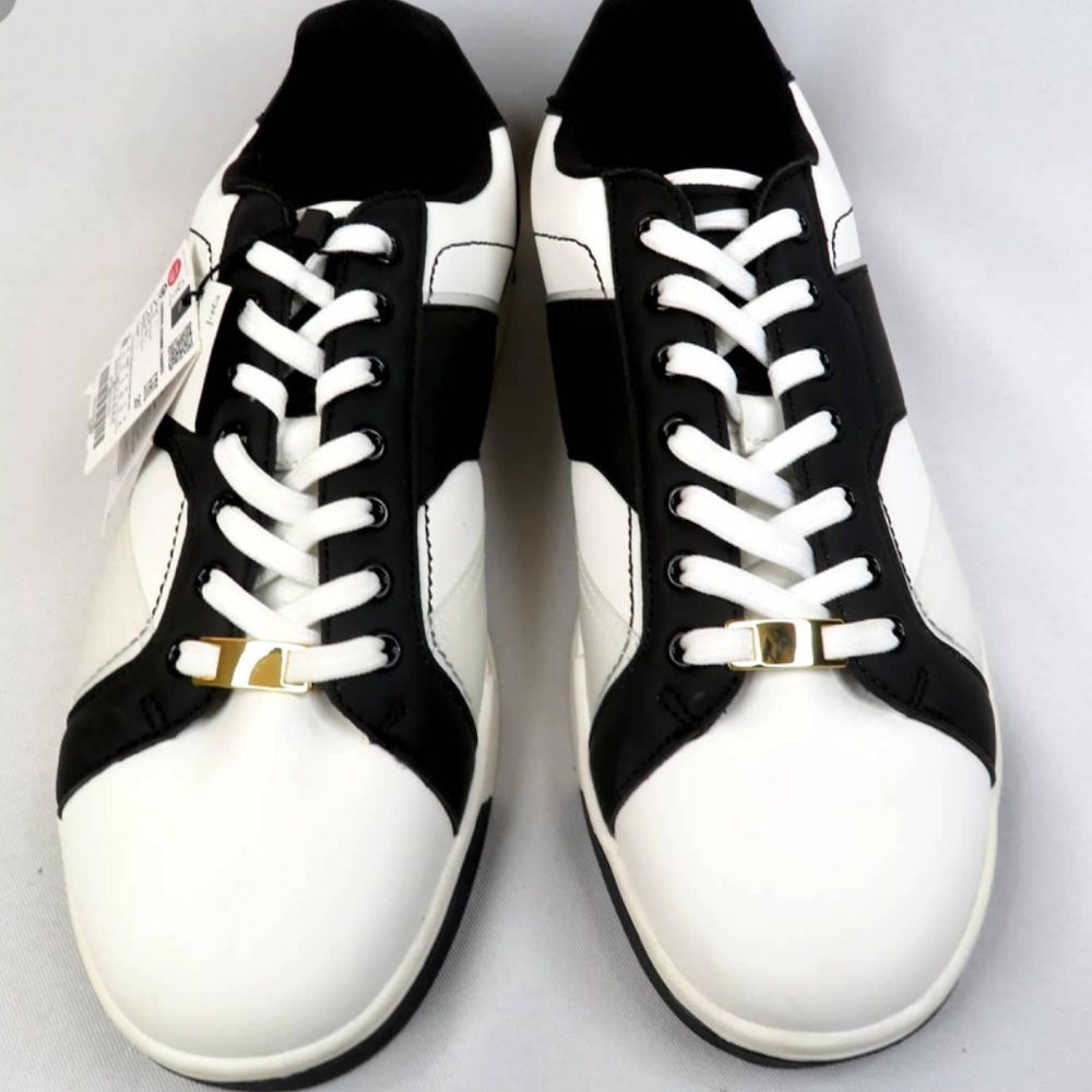 Men Zara Black and White Sneakers-Size Euro 40